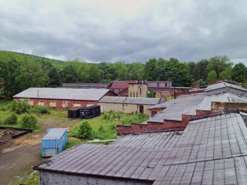 View of the property from the office building roof.